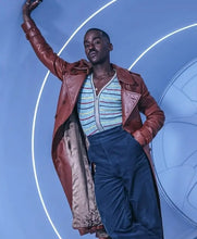 Doctor Who 15th The Doctor Brown Leather Coat