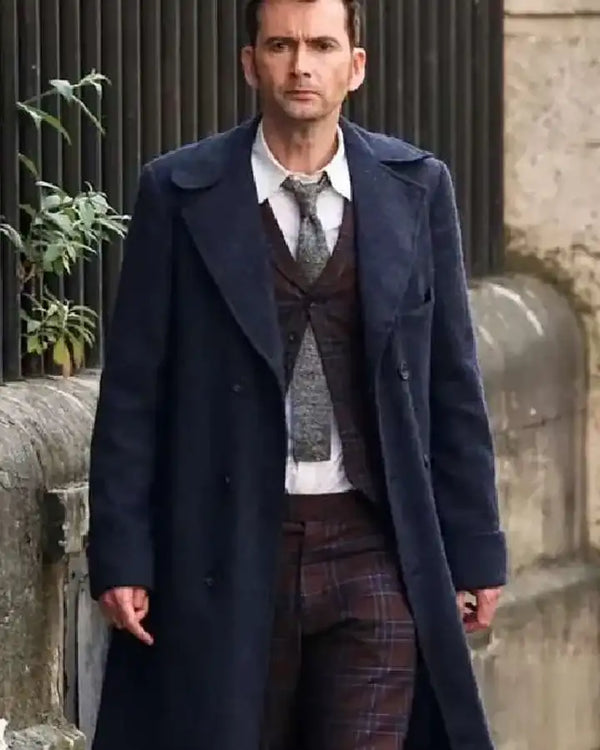Doctor Who 60th Anniversary 10th Doctor Black Coat