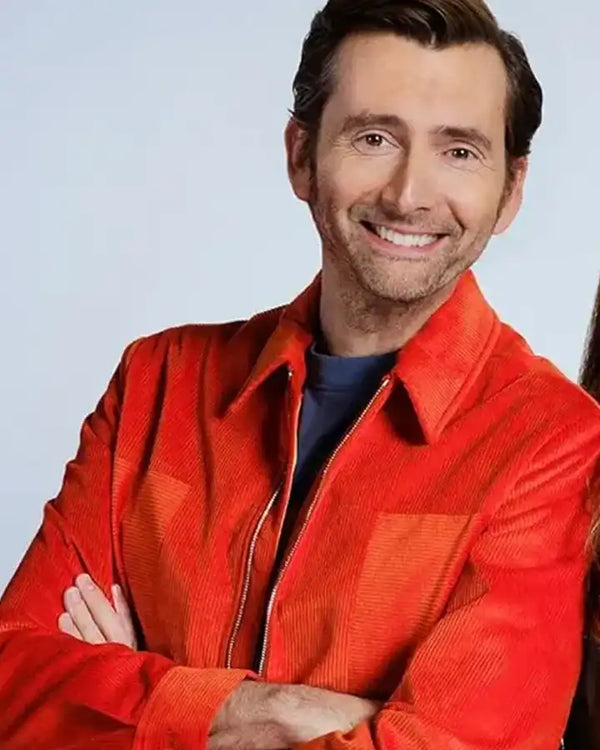 Doctor Who S14 David Tennant Orange Jacket
