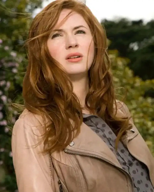 Doctor Who S0 6 Karen Gillan Leather Jacket