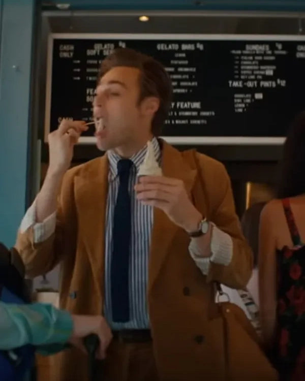 Douglas Booth Young Werther Brown Blazer