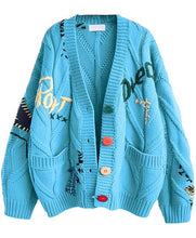 Ebossy Dream Sport Women’s Cable Knit V-Neck Cardigan