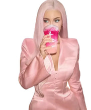 Kylie Jenner Pink Satin Blazer