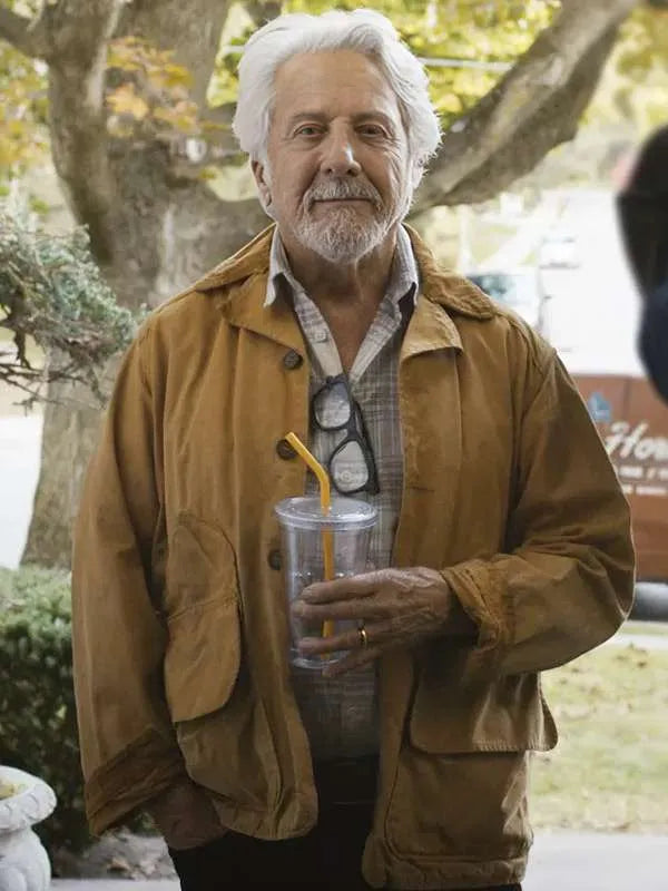 Dustin Hoffman Tuner Brown Jacket