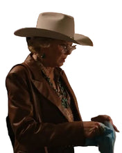 Dutton Ranch Annette Bening Brown Blazer