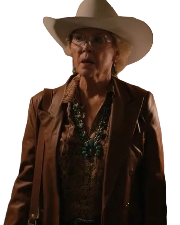 Dutton Ranch Annette Bening Brown Blazer