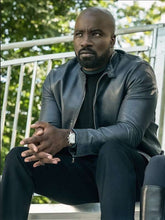 Evil Mike Colter Black Leather Jacket