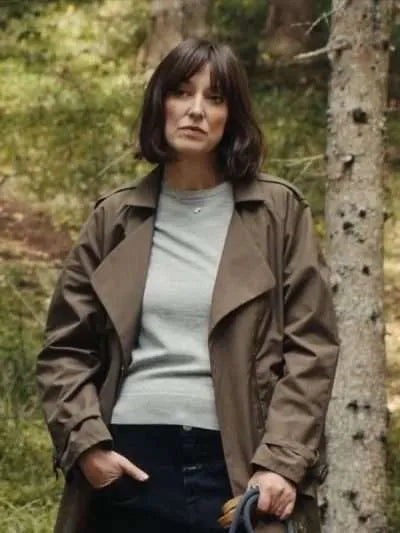 Alexandra Maria Lara Eat Pray Bark Green Cotton Jacket