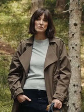 Alexandra Maria Lara Eat Pray Bark Green Cotton Jacket