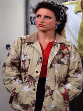 Elaine Benes beige western jacket front view