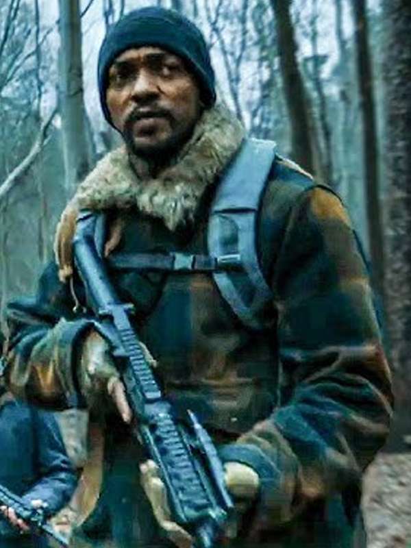 Anthony Mackie Elevation Shearling Jacket