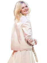 Elle Fanning Predator Badlands Leather Jacket