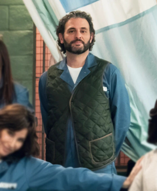 Elsbeth S02 Arian Moayed Quilted Vest