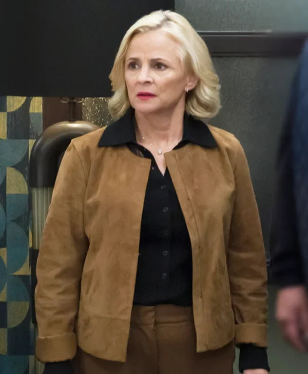 Elsbeth S03 Amy Sedaris Brown Jacket