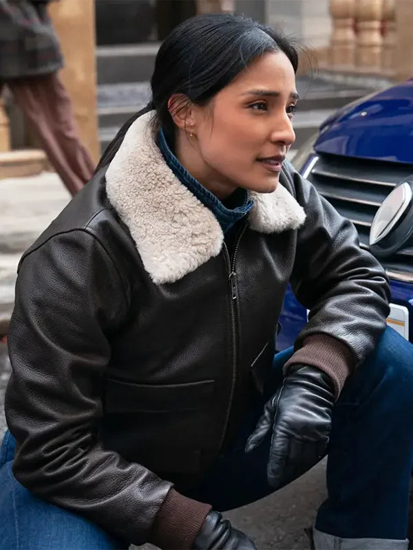 Emily Alabi FBI S07 Leather Jacket