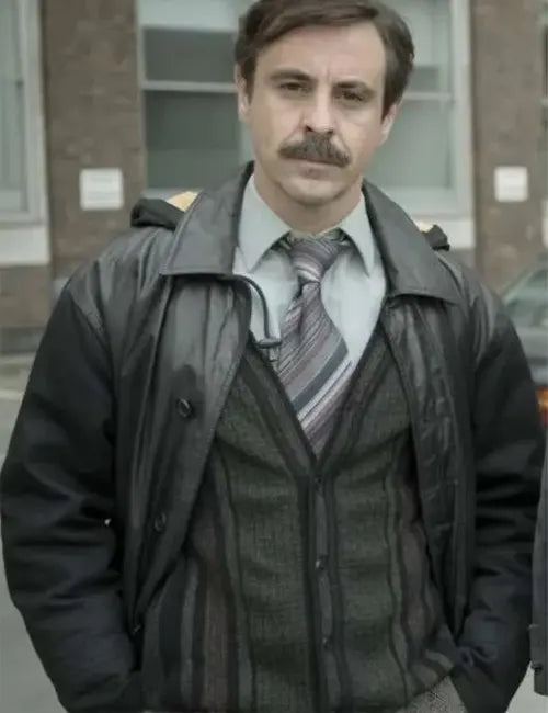 Emun Elliott The Gold 2023 Black Leather Jacket