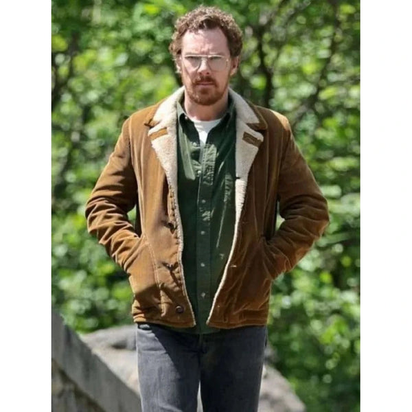 Eric S01 Benedict Cumberbatch Shearling Brown Jacket