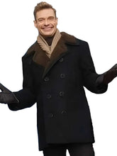 Eve With Ryan Seacrest Press Junket Black Peacoat