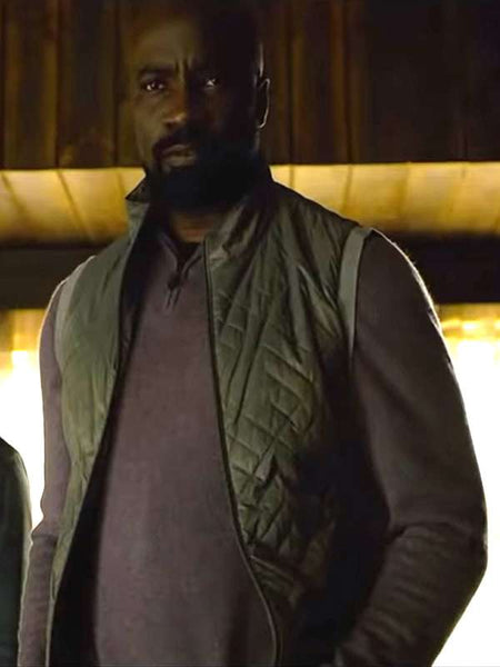 Evil Season 3 Mike Colter Green Vest – Edison Jacket