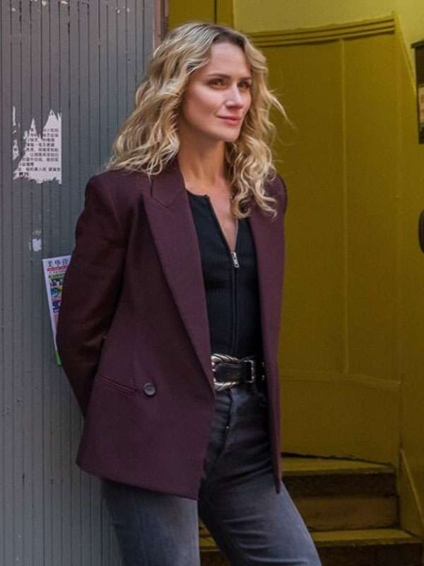 Shantel VanSanten FBI Most Wanted S06 Maroon Blazer