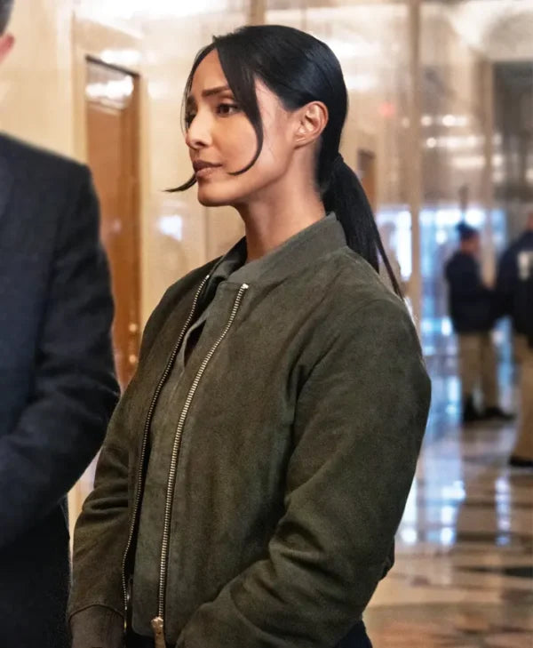 FBI S07 Emily Alabi Suede Jacket
