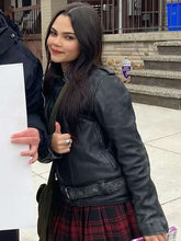 Ariana Greenblatt Fear Street Prom Queen Leather Jacket