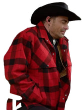 Finding Mr. Christmas Jonathan Bennett Wool Plaid Jacket