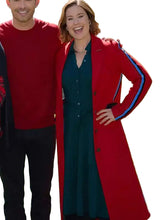 Melissa Peterman Finding Mr. Christmas Red Coat