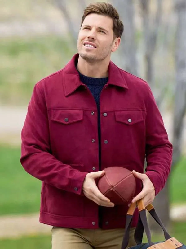 Finding Mr. Christmas S02 Craig Geoghan Suede Jacket