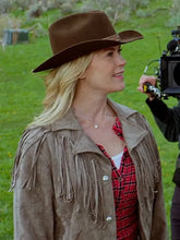 Finding Mr. Christmas 2025 Alison Sweeney Fringe Jacket