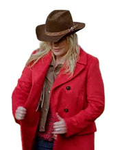 Finding Mr. Christmas S02 Alison Sweeney Red Coat