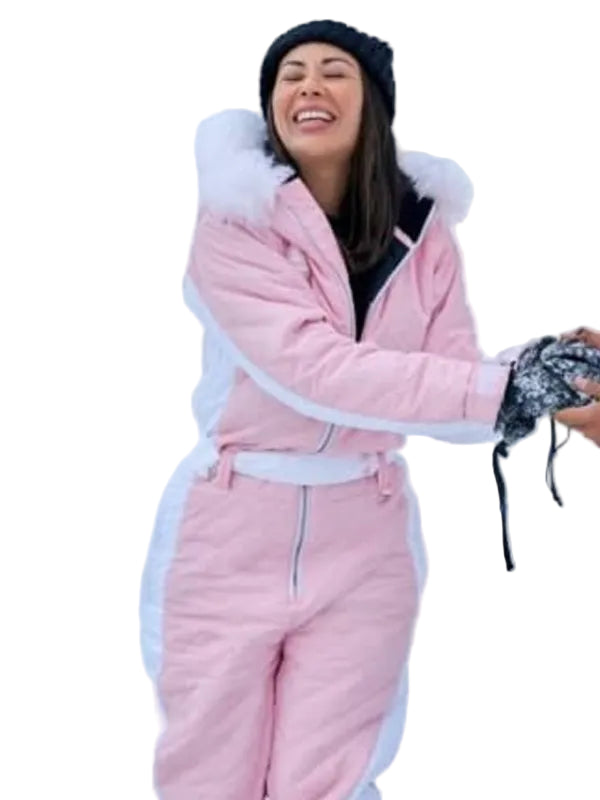 Finding Mr. Christmas S02 Janel Parrish Snow Suit