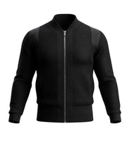 Finn Bálor black bomber jacket with two waist and two inner pockets