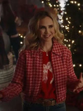 A Royal Montana Christmas Fiona Gubelmann Houndstooth Jacket