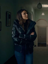 Michelle Keegan Fool Me Once Black Puffer Jacket