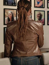 Gabi Mosely Found Leather Blazer Jacket