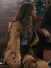 Natalie Portman Fountain of Youth Brown Coat