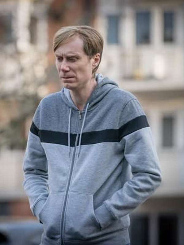Stephen Merchant Four Lives Grey Hoodie
