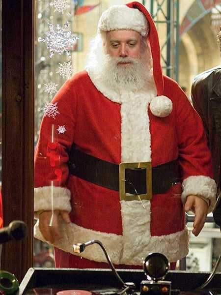 Paul Giamatti Fred Claus Santa Costume – Edison Jacket