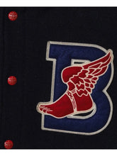 Beams Polo Ralph Lauren varsity jacket with rib-knitted collar