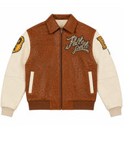 Pelle Pelle full-zip leather jacket with outside and inside pockets