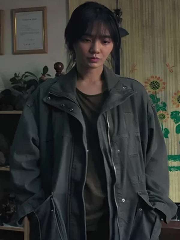 Squid Game S02 Park Gyuyoung Grey Jacket