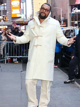 Jason Momoa White Coat