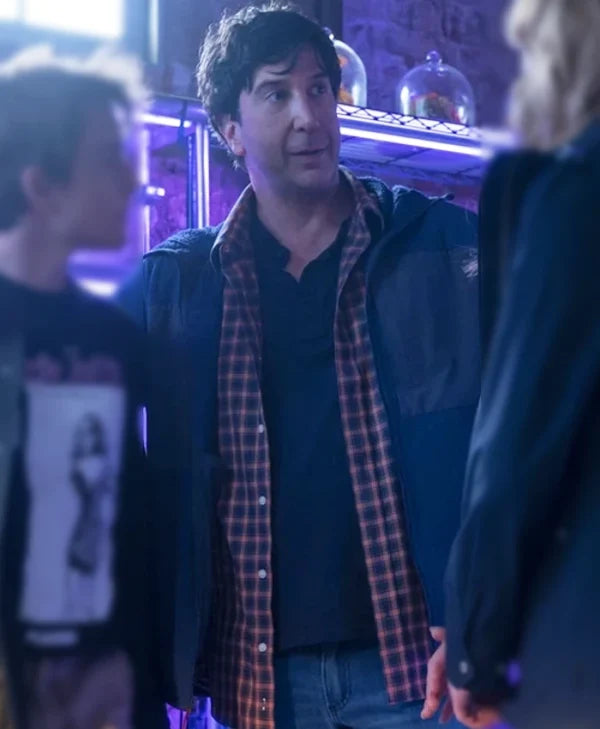 David Schwimmer Goosebumps S02 Blue Jacket