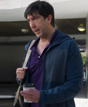 David Schwimmer Goosebumps S02 Blue Jacket