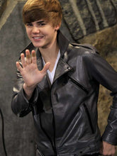 My Worlds The Collection Justin Bieber Leather Jacket