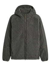 Women’s casual hooded jacket available in grey