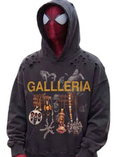 Vintage Spiderman Galleria pullover hoodie with full-length sleeves