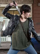 Grimm S04 Theresa Rubel Black Leather Jacket