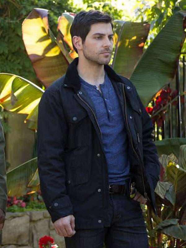 David Giuntoli Grimm S05 Black Jacket